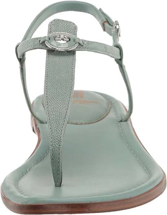 Toe Customer-endorsed Sam Tide Blue Thong Gigi Open Signet Flats Edelman Exclusive offerings Ankle Sandals Strap