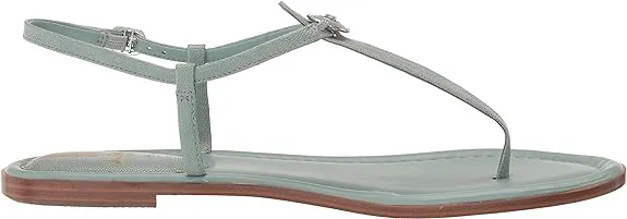 Toe Customer-endorsed Sam Tide Blue Thong Gigi Open Signet Flats Edelman Exclusive offerings Ankle Sandals Strap