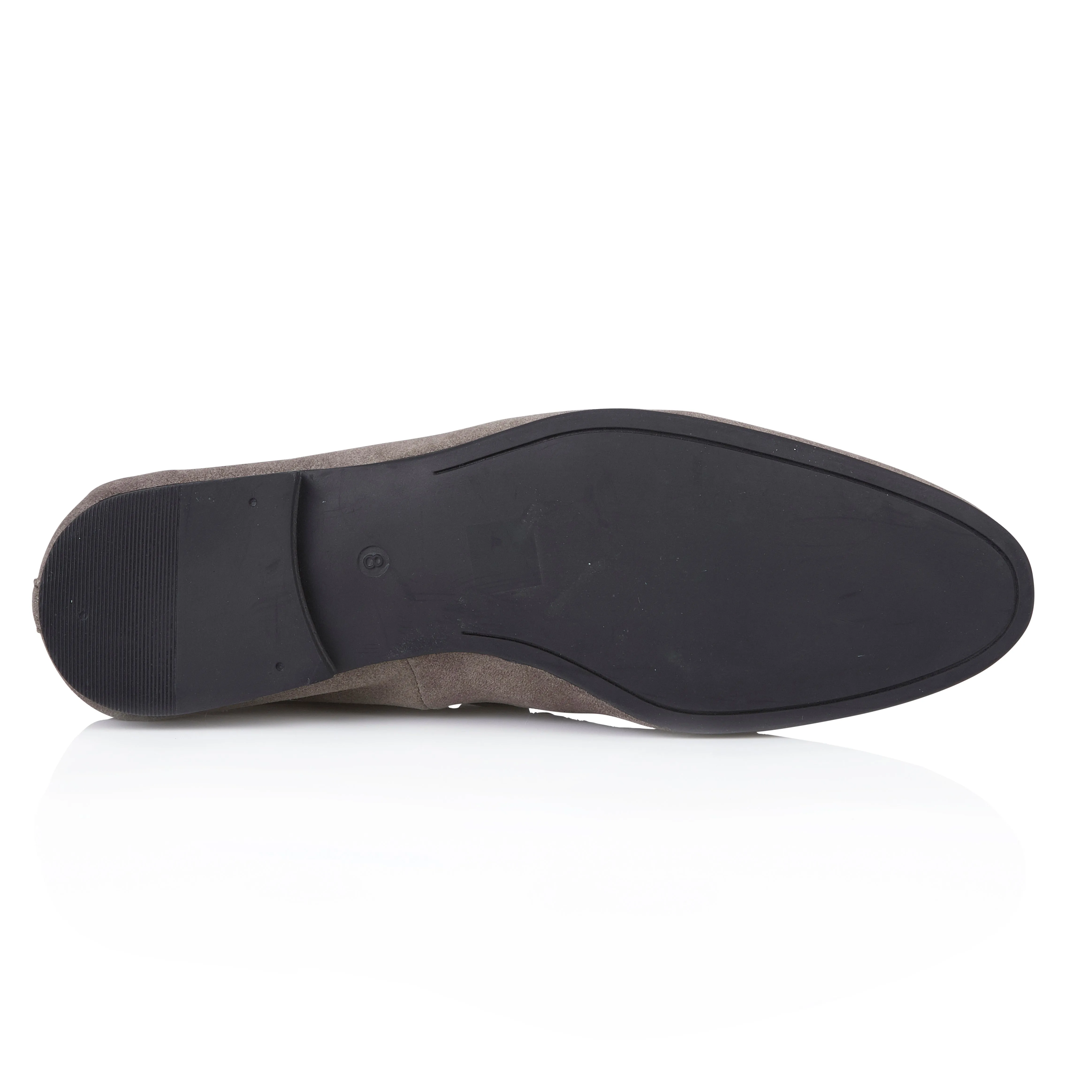 Tottenham Smart Formal Suede Leather Loafers - Grey