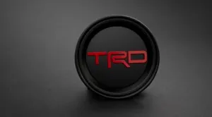 Toyota TRD Off Road Center Cap, 84mm Diameter, Flat Black, PT998-34221-2F