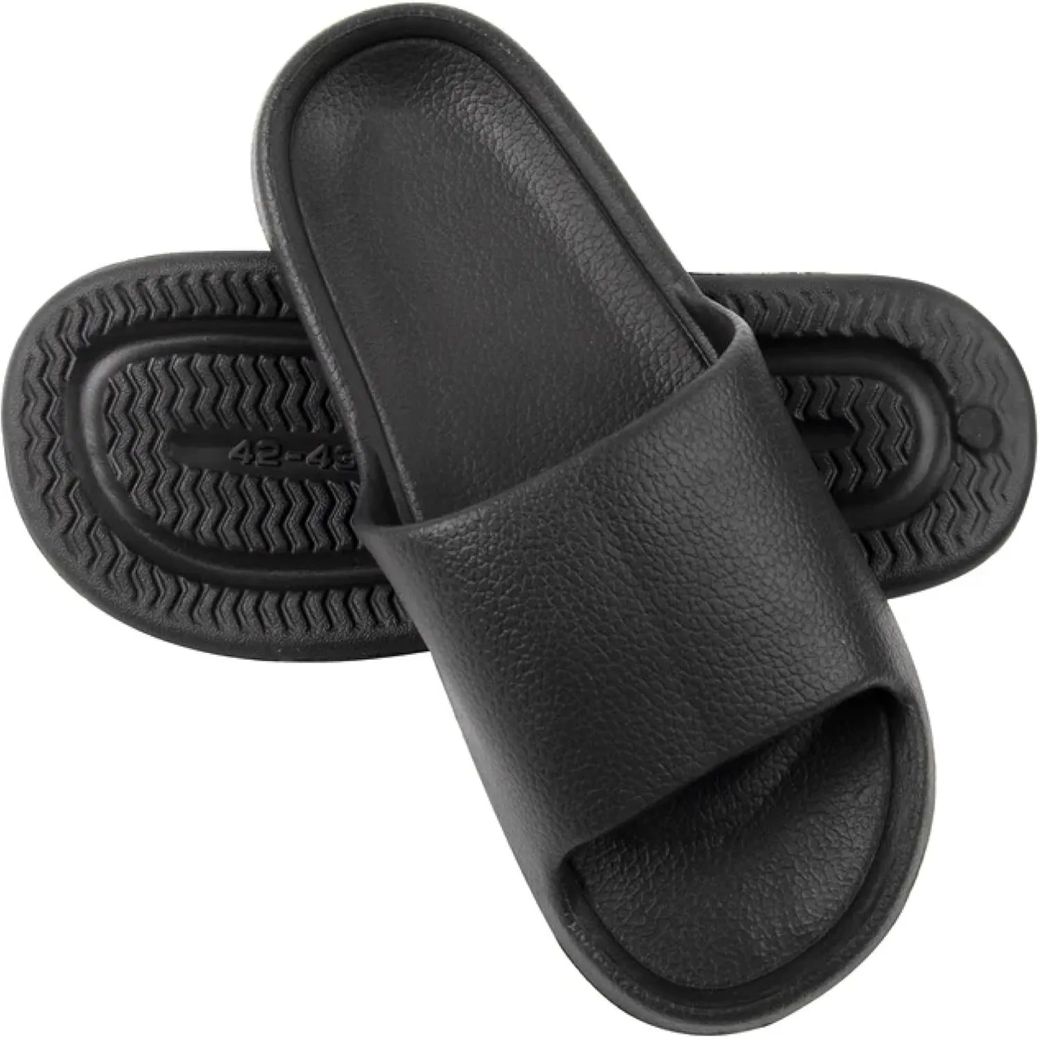 Trail maker 50 Pairs Slide Sandals for Men Wholesale Flip Flops for Men Rubber, for Wedding, Bulk House Shoes for Guests Bulk Washable