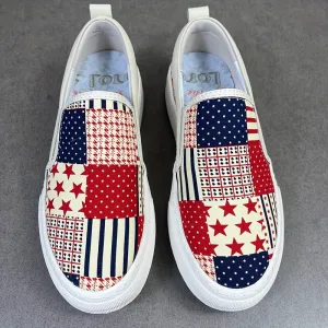 UbeU Men's Slip-On Canvas Loafers -