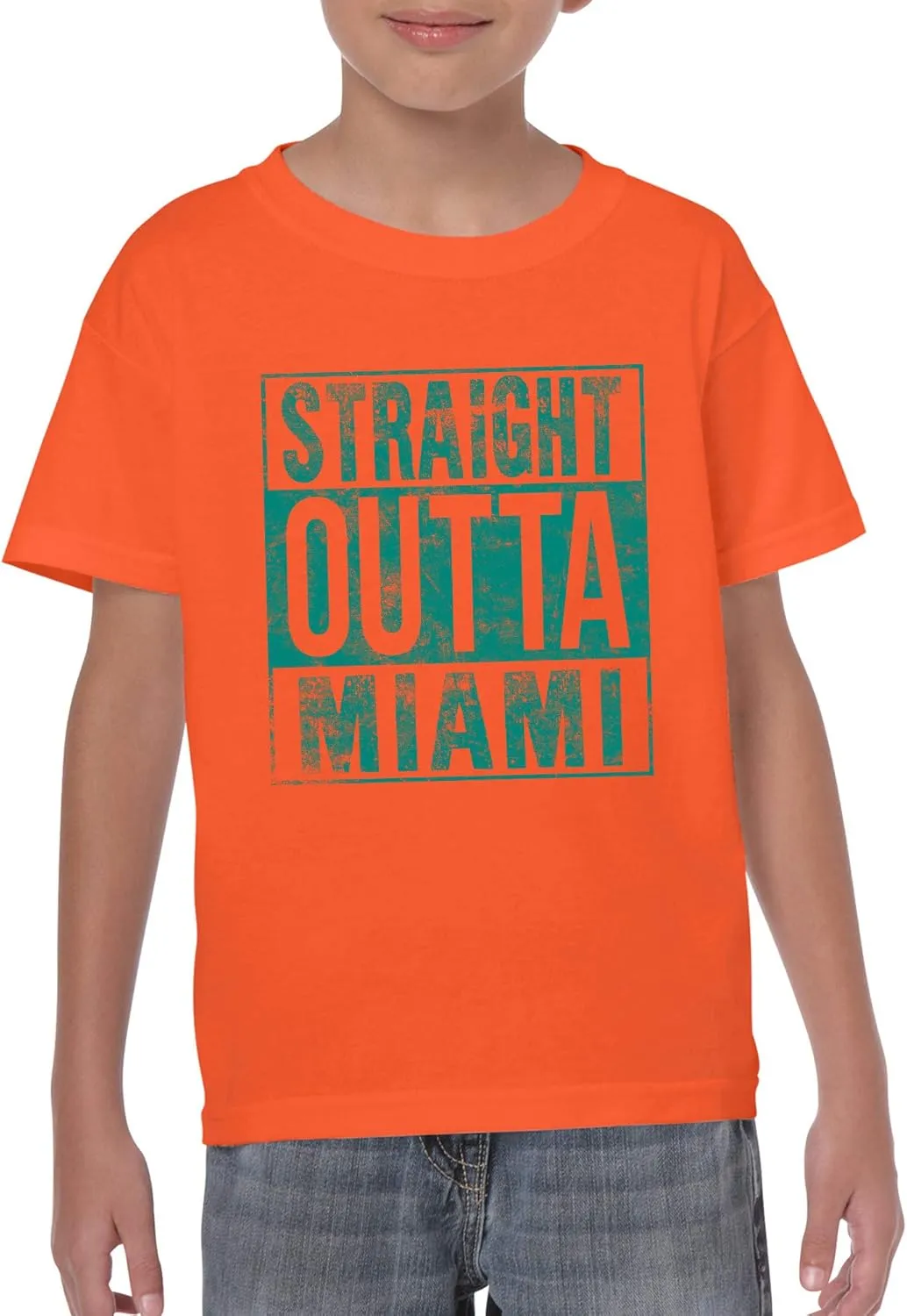 UGP Campus Apparel Straight Outta, Hometown Pride, Basic Cotton Youth T-Shirt