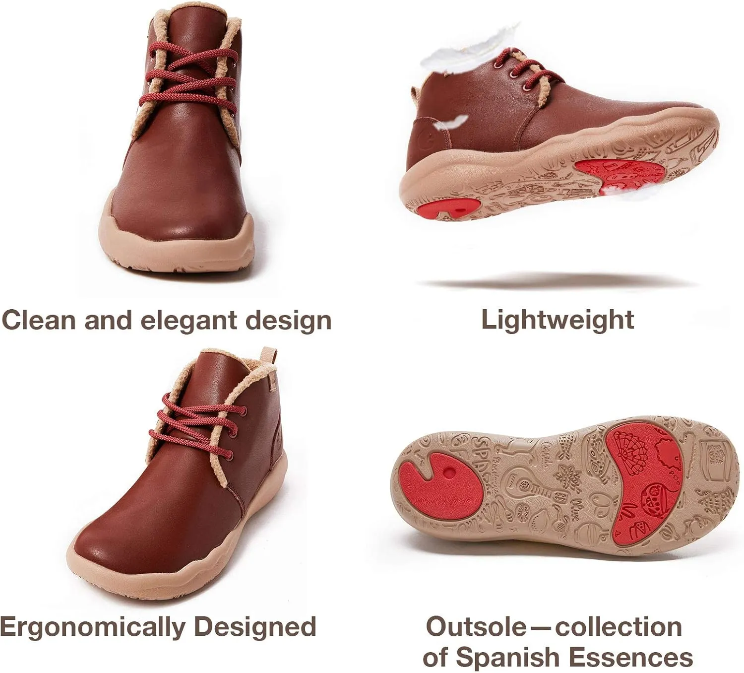 UIN Men's Ankle Fashion Chelsea Boots Cow Suede Casual Comfort Walking Shoes Granada