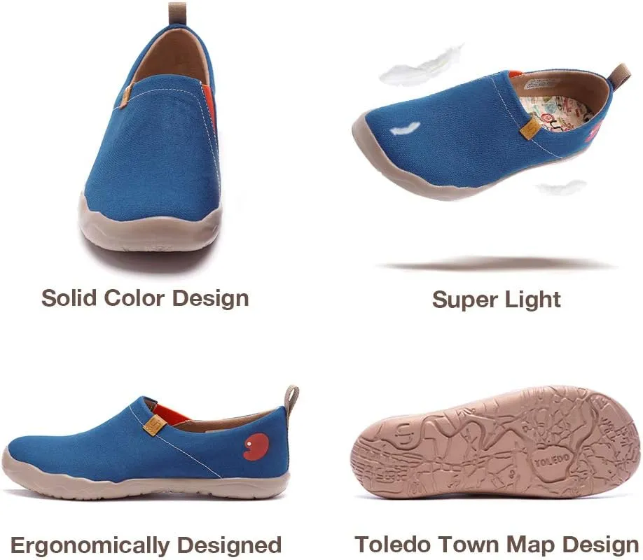 UIN Men's Art Design Travel Shoes Slip On Casual Loafers Stylish Lightweight Comfort Fashion Sneaker