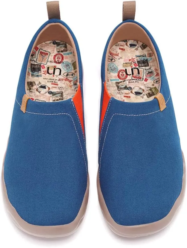 UIN Men's Art Design Travel Shoes Slip On Casual Loafers Stylish Lightweight Comfort Fashion Sneaker