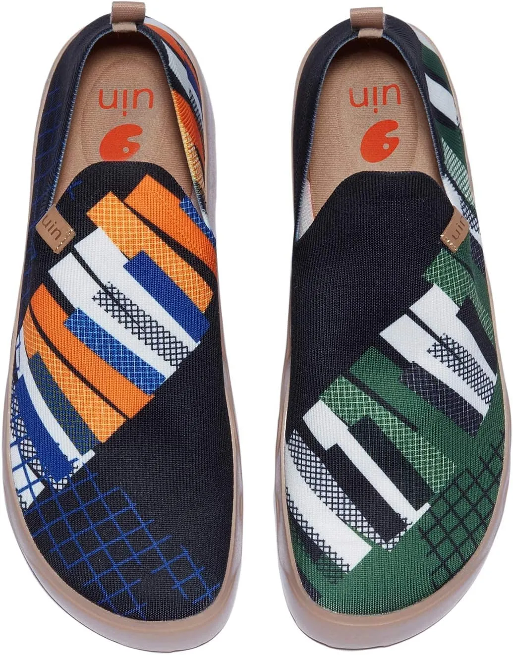 UIN Men's Casual Loafers Slip Ons Comfortable Art Painted Travel Fashion Sneakers Fuerteventura