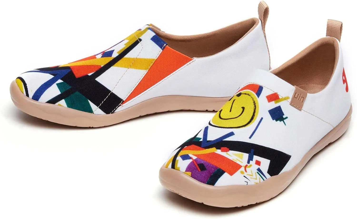 UIN Women's Art Travel Shoes Slip On Casual Cozy Loafers Lightweight Comfort Fashion Sneaker Toledo Ⅰ