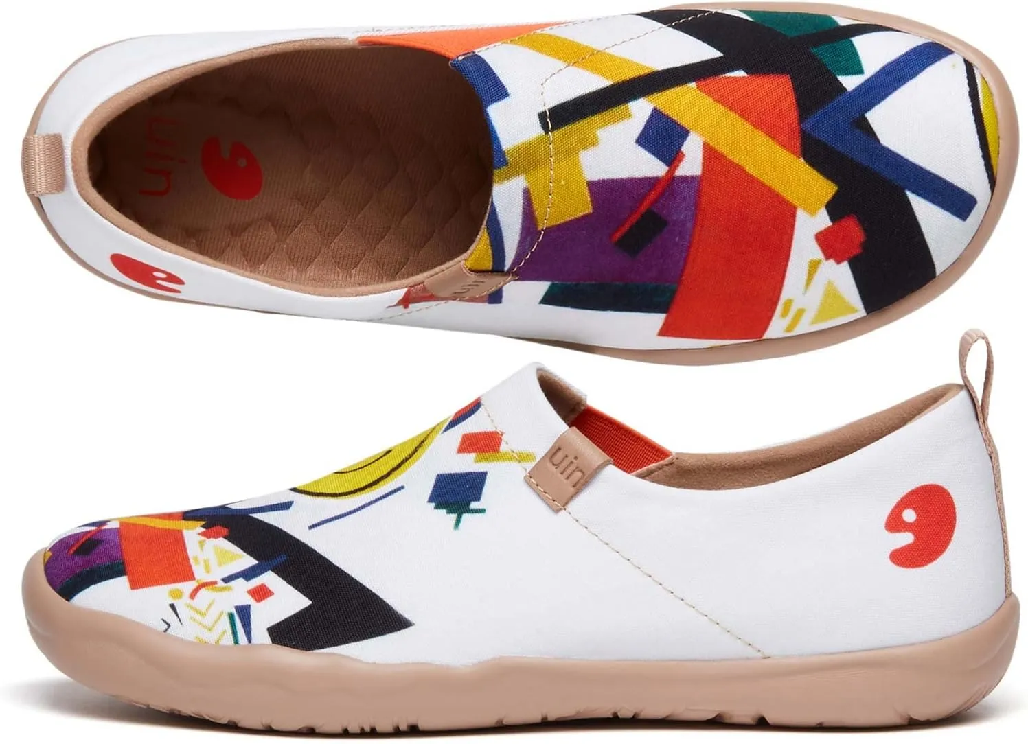 UIN Women's Art Travel Shoes Slip On Casual Cozy Loafers Lightweight Comfort Fashion Sneaker Toledo Ⅰ