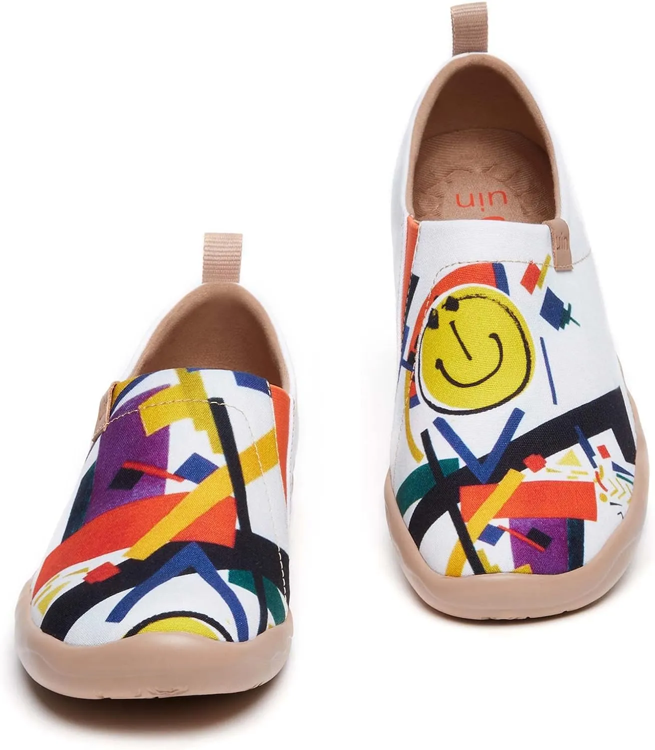 UIN Women's Art Travel Shoes Slip On Casual Cozy Loafers Lightweight Comfort Fashion Sneaker Toledo Ⅰ
