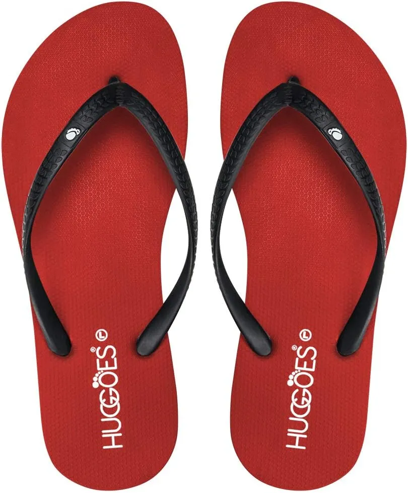 Ultra Soft Comfortable Natural Rubber Summer Beach Flip Flops For Women