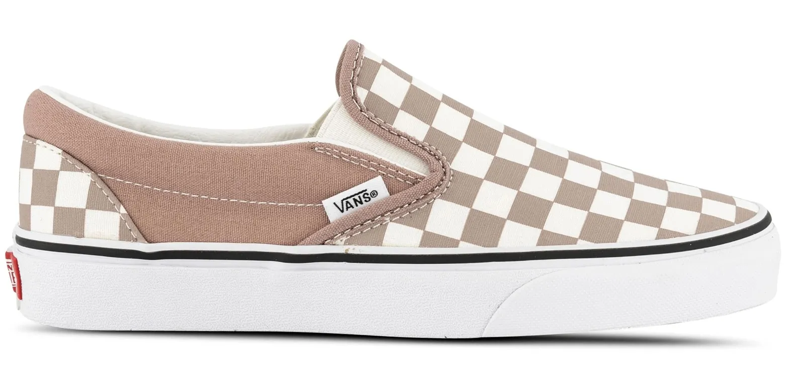 Vans Classic Slip On Canvas Sneaker Shoes Chess Check - Etherea/True White