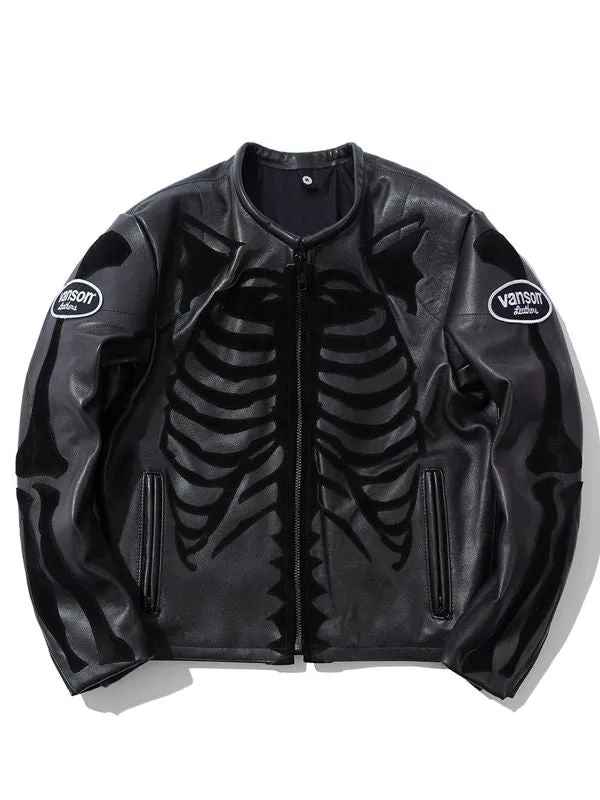 Vanson Bones Flat-Track Jacket