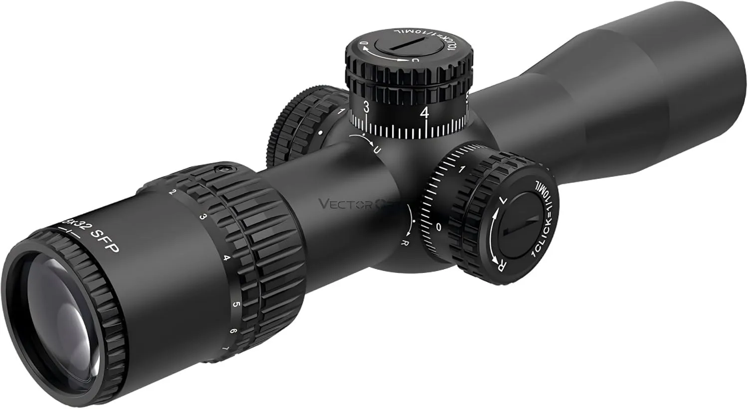 Vector Optics 2-8x32IR Ultra Short Riflescope, Second Focal Plane, 30mm Tube, Turret Lock System, Illuminated Reticle Fully Multi-Coated for Tactical
