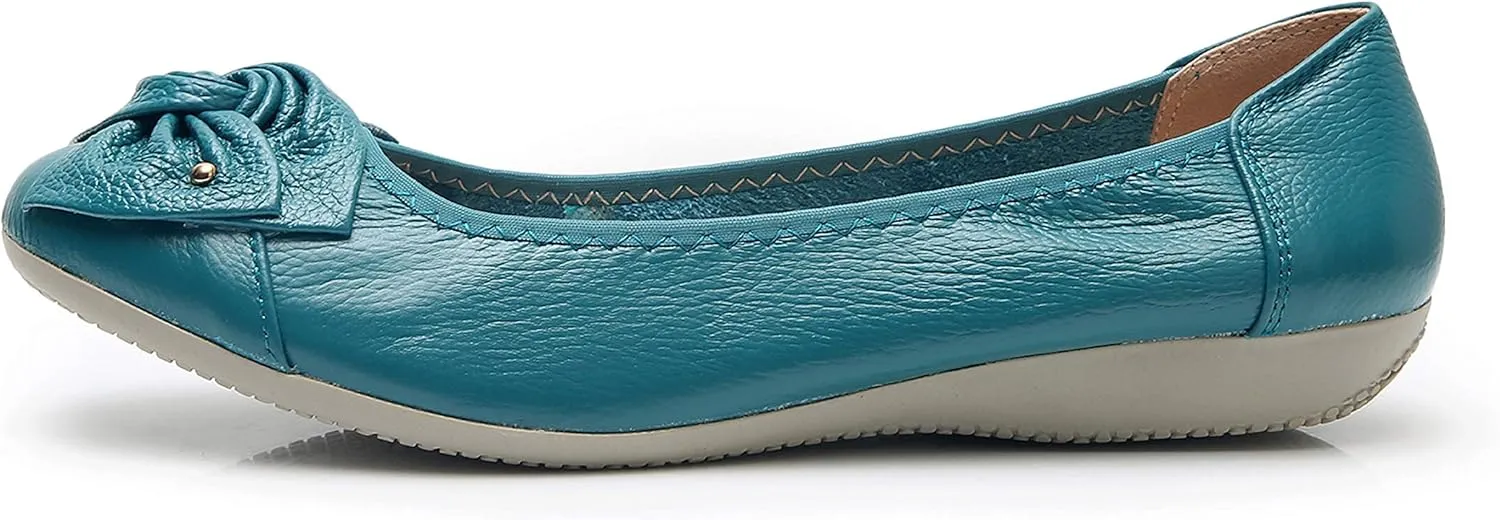 VenusCelia Women's Bows Dance Flats Shoes
