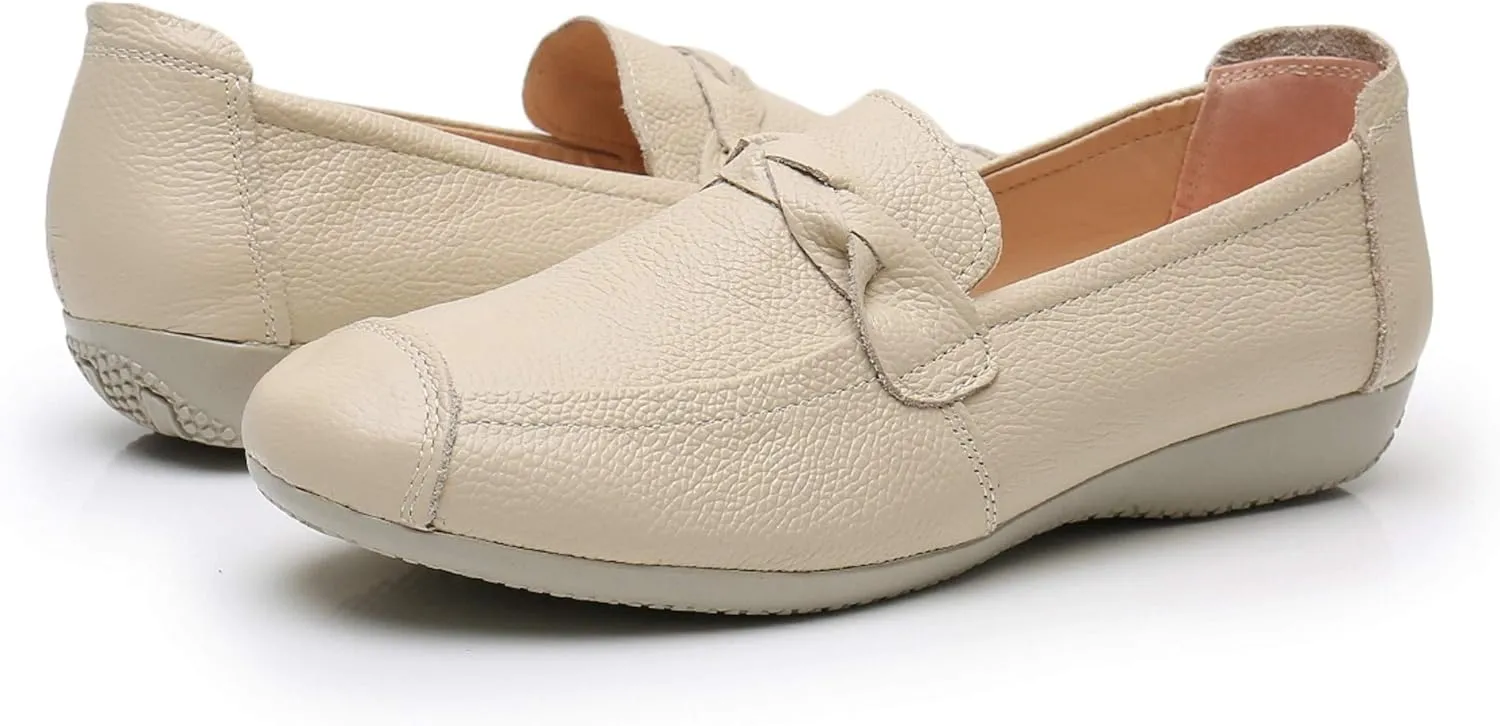 VenusCelia Women's Braid Dance Flat Shoe