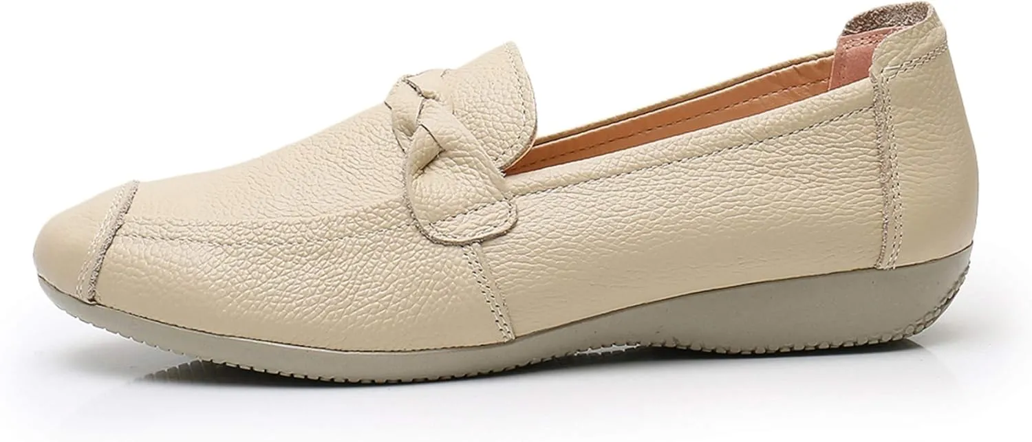 VenusCelia Women's Braid Dance Flat Shoe
