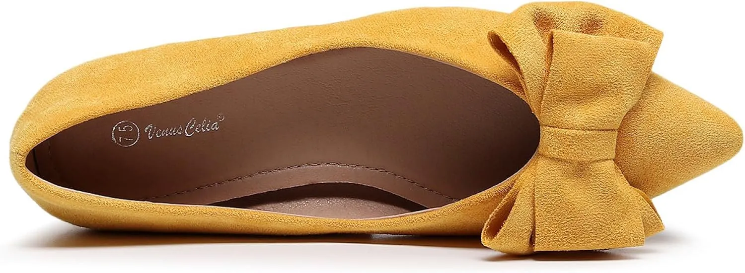 VenusCelia Women's Butterfly Flat Shoe