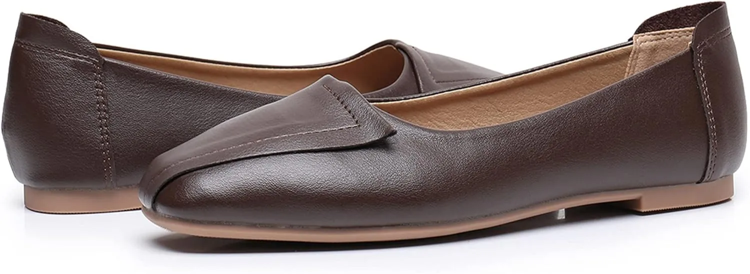 VenusCelia Women's Plain Dance Flat Shoe