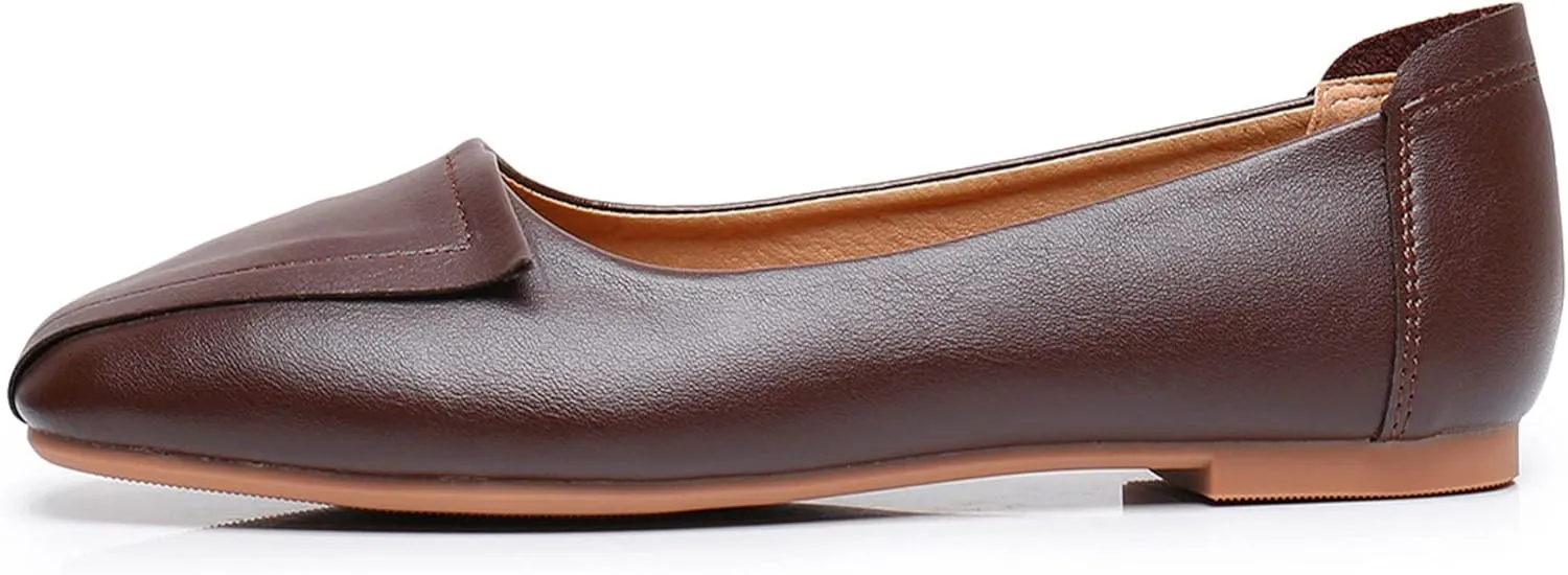 VenusCelia Women's Plain Dance Flat Shoe