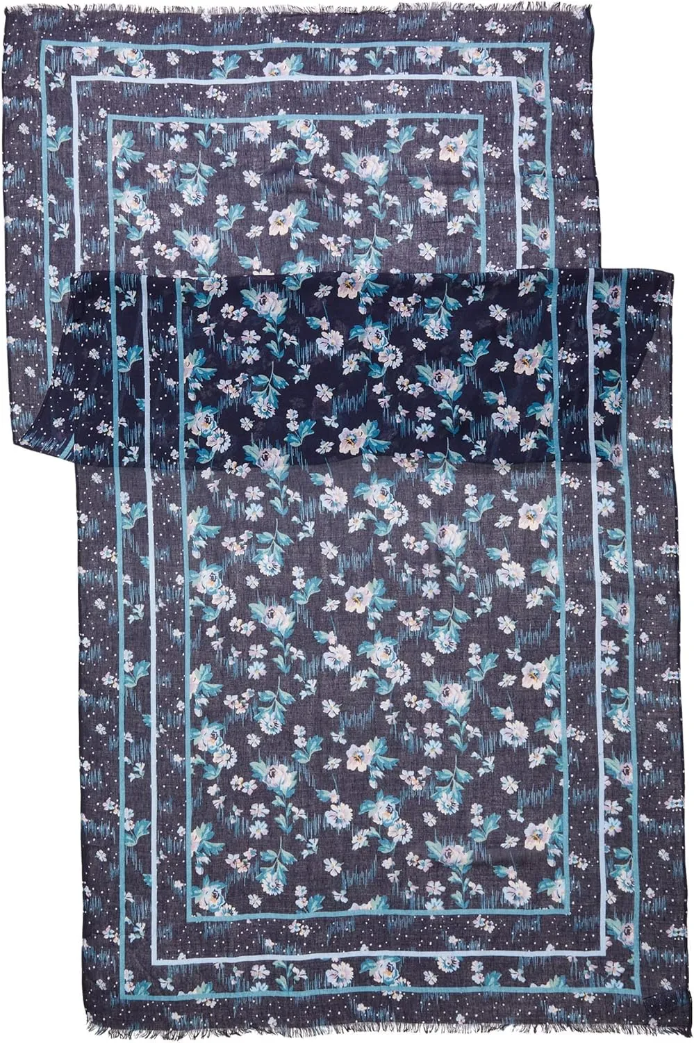 Vera Bradley Women's Lightweight Soft Fringe Scarf