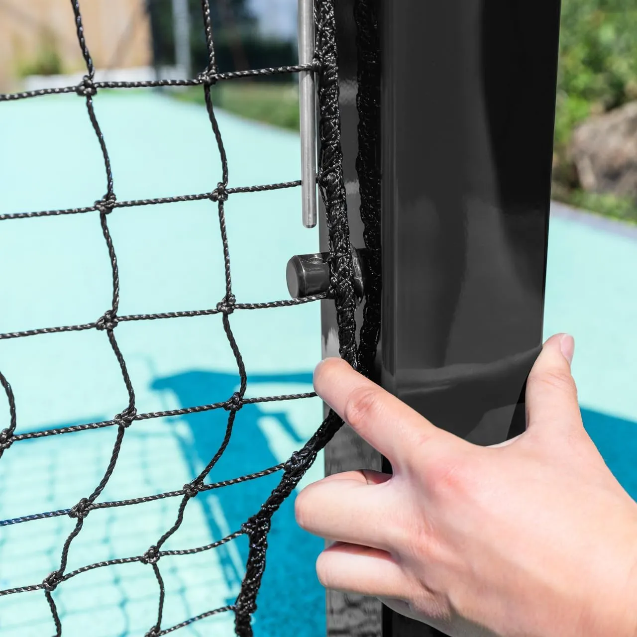 Vermont Pickleball Posts | Regulation Size, Weatherproof Steel Posts with Optional Ground Sockets - Posts Only