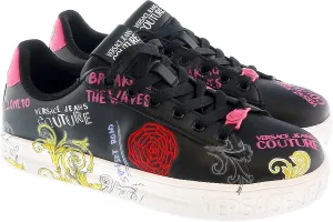 VERSACE JEANS COUTURE Printed Fashion Court Sneakers- for womens