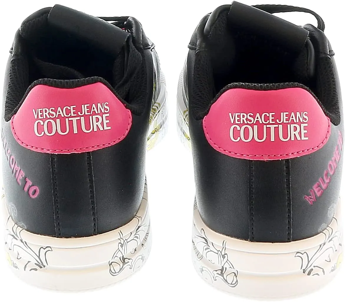 VERSACE JEANS COUTURE Printed Fashion Court Sneakers- for womens