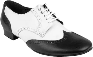 Very Fine Dance Shoes Men's Ballroom Salsa Standard & Smooth Black & White Dance Shoes Comfortable (Bundle of 4)
