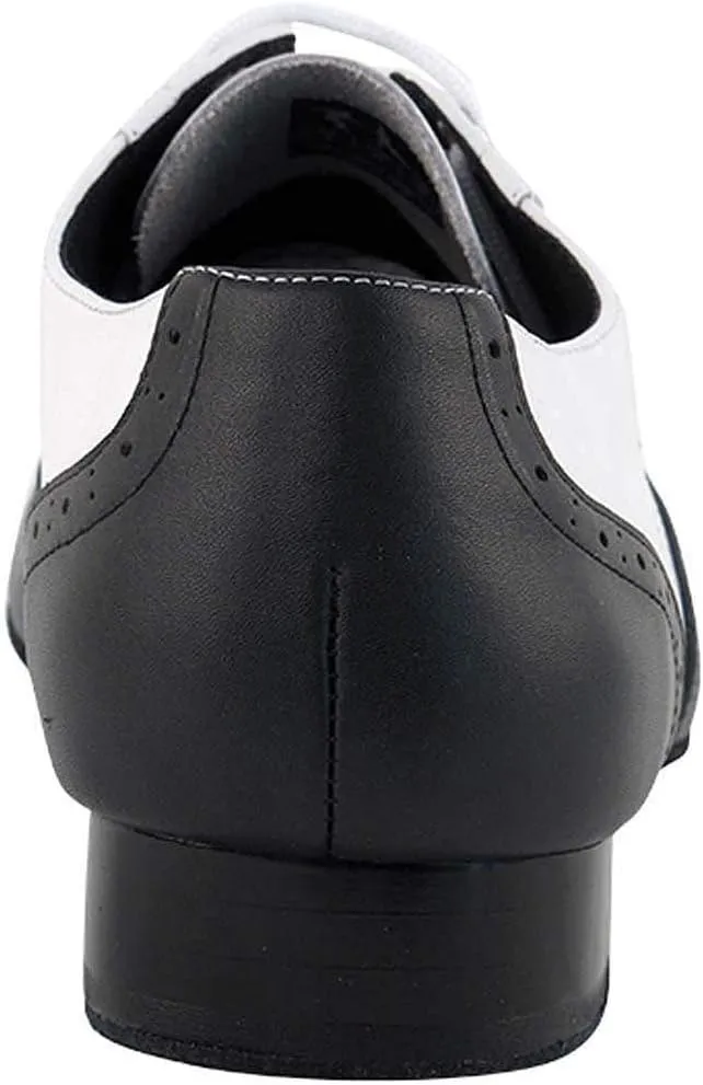 Very Fine Dance Shoes Men's Ballroom Salsa Standard & Smooth Black & White Dance Shoes Comfortable (Bundle of 4)