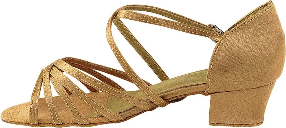Very Fine Dance Shoes Women's Ballroom Dance Shoes Salsa Latin Practice Shoes 1670cEB Comfortable 1.5" [Bundle of 5]
