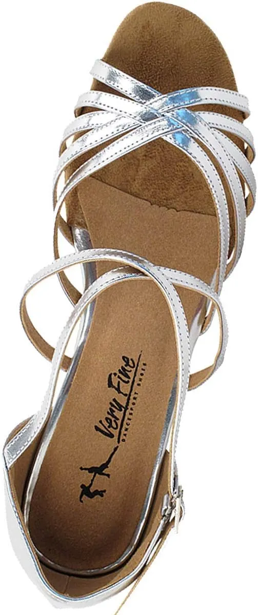Very Fine Dance Shoes Women's Ballroom Dance Shoes Salsa Latin Practice Shoes 1670cEB Comfortable 1.5" [Bundle of 5]