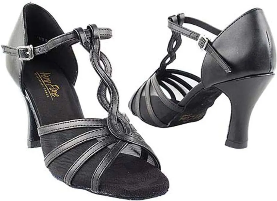 Very Fine Women's Ballroom Dance Shoes Tango Wedding Salsa Shoes 1692EB Comfortable Dance Shoes 2.5" [Bundle of 5]