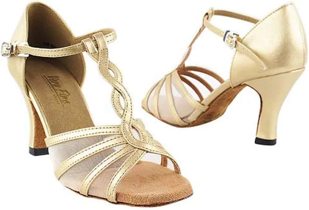 Very Fine Women's Ballroom Dance Shoes Tango Wedding Salsa Shoes 1692EB Comfortable Dance Shoes 2.5" [Bundle of 5]