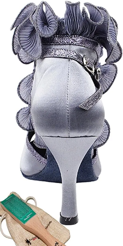 Very Fine Women's Ballroom Dance Shoes Tango Wedding Salsa Shoes Sera7013EB Comfortable Dance Shoes 2.5"[Bundle of 5]