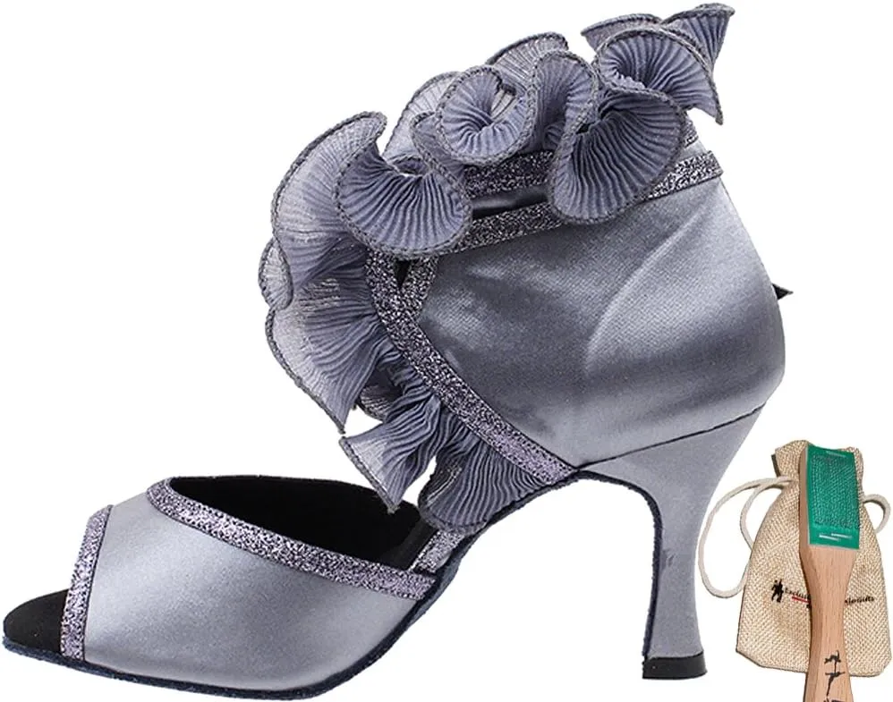 Very Fine Women's Ballroom Dance Shoes Tango Wedding Salsa Shoes Sera7013EB Comfortable Dance Shoes 2.5"[Bundle of 5]
