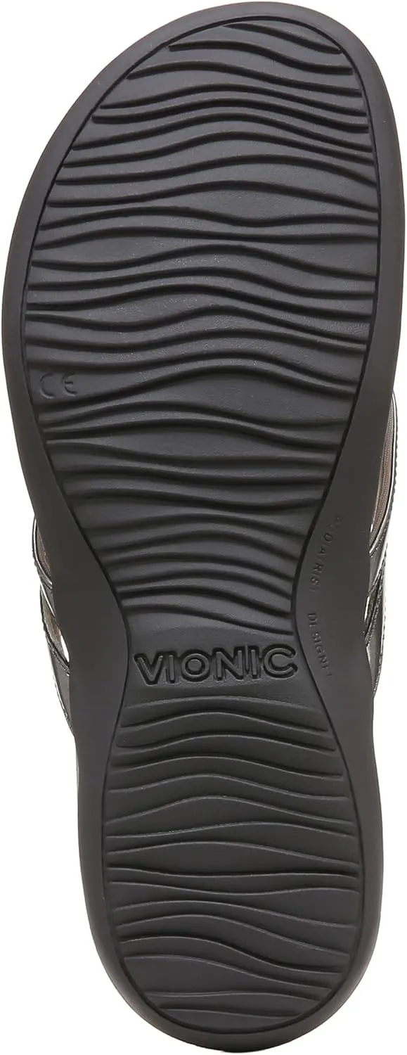 Vionic Women's Rest Bella X Flip Flop-Comfotable Slide On Toe Posts Sandals with Orthotic Insole Arch Support, Medium and Wide Widths, Sizes 5-11, Women's Sandals