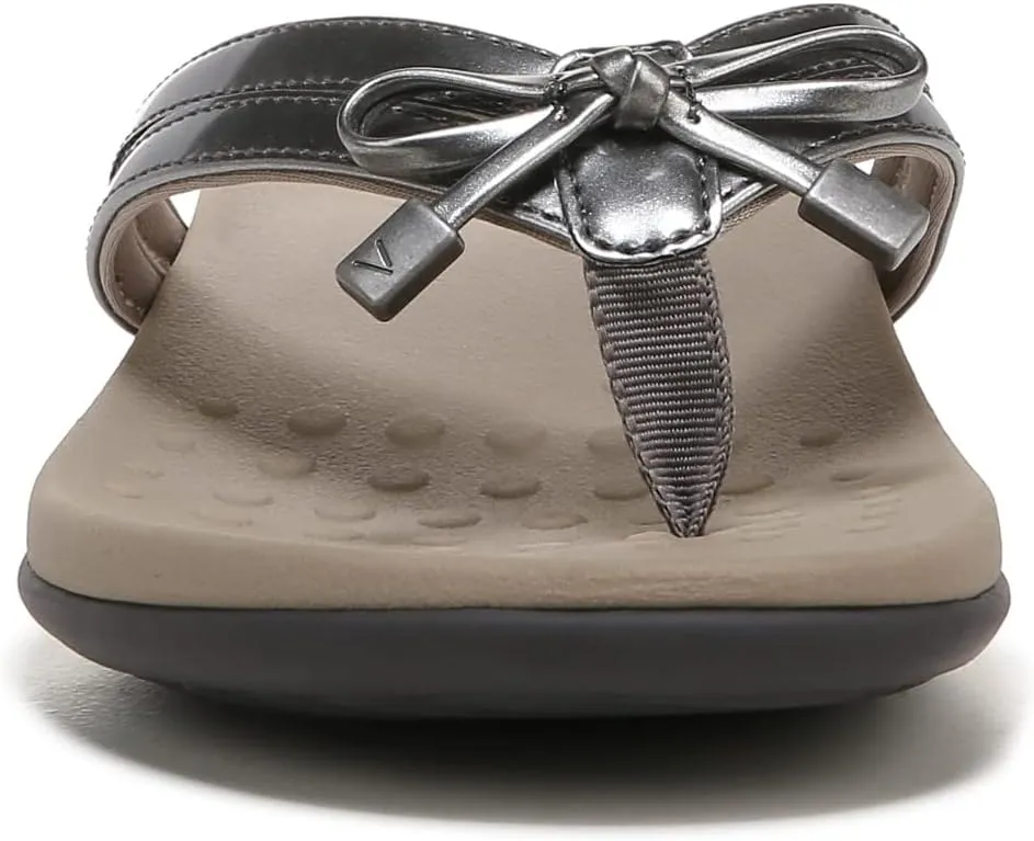 Vionic Women's Rest Bella X Flip Flop-Comfotable Slide On Toe Posts Sandals with Orthotic Insole Arch Support, Medium and Wide Widths, Sizes 5-11, Women's Sandals