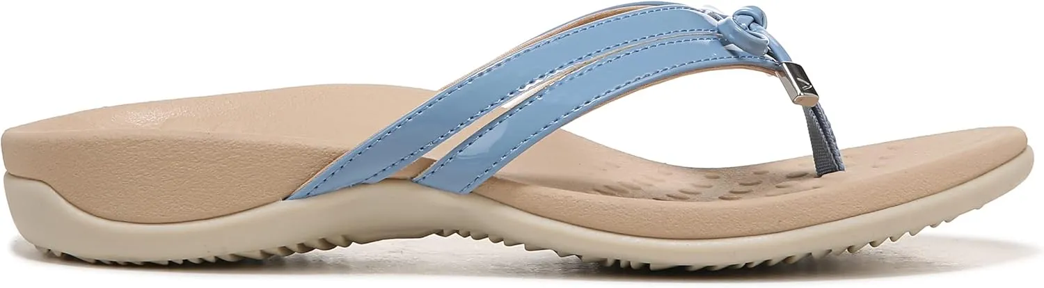 Vionic Women's Rest Bella X Flip Flop-Comfotable Slide On Toe Posts Sandals with Orthotic Insole Arch Support, Medium and Wide Widths, Sizes 5-11, Women's Sandals