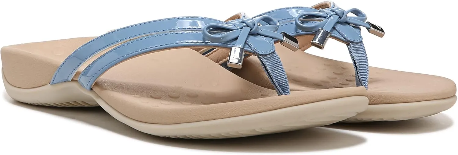 Vionic Women's Rest Bella X Flip Flop-Comfotable Slide On Toe Posts Sandals with Orthotic Insole Arch Support, Medium and Wide Widths, Sizes 5-11, Women's Sandals