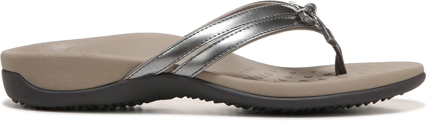 Vionic Women's Rest Bella X Flip Flop-Comfotable Slide On Toe Posts Sandals with Orthotic Insole Arch Support, Medium and Wide Widths, Sizes 5-11, Women's Sandals