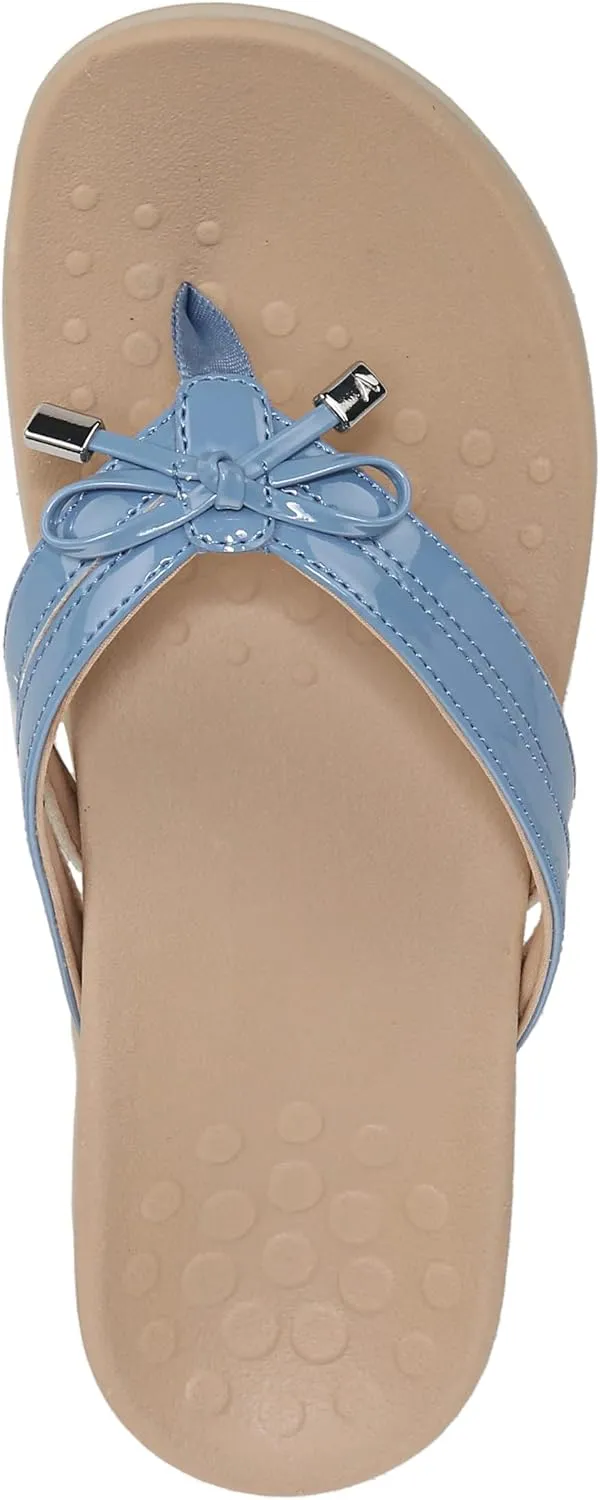 Vionic Women's Rest Bella X Flip Flop-Comfotable Slide On Toe Posts Sandals with Orthotic Insole Arch Support, Medium and Wide Widths, Sizes 5-11, Women's Sandals