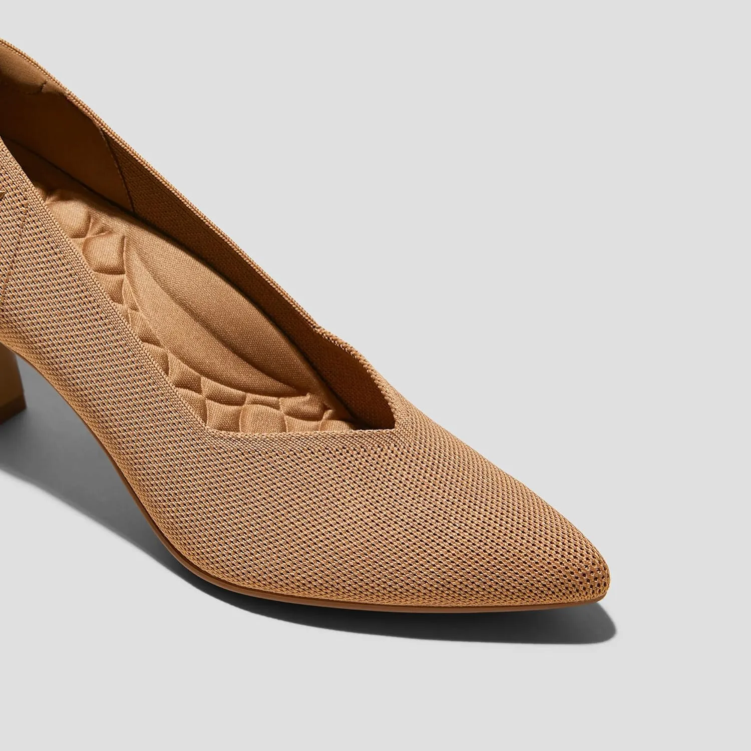 VIVAIA Anna Women's Pumps Mid Heels Pointed Toe Shoes for Women Comfortable Office Work Dress Shoes