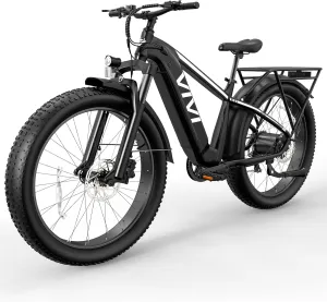 Vivi ACE01 Electric Bike for Adults, 26" x 4.0 Fat Tire Ebike, 1475W Peak Motor Torque Sensor Electric Mountain Bike, 25MPH Electric Bicycle with 48V 15AH Battery, Hydraulic Brake, UL 2849 Certified