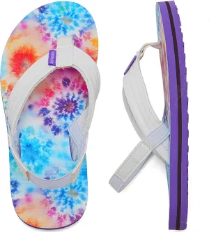 WateLves Girls & Boys Kids Flip Flop summer Slide Sandals Slip on Suitable for Bath Shower Beach pool (Little Kid/Big Kid)