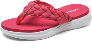 WateLves Girls Flip Flops Non-Slip Casual Thong Sandals Summer Sandal Shoes for Beach Swim Pool (Little Kid/Big Kid)