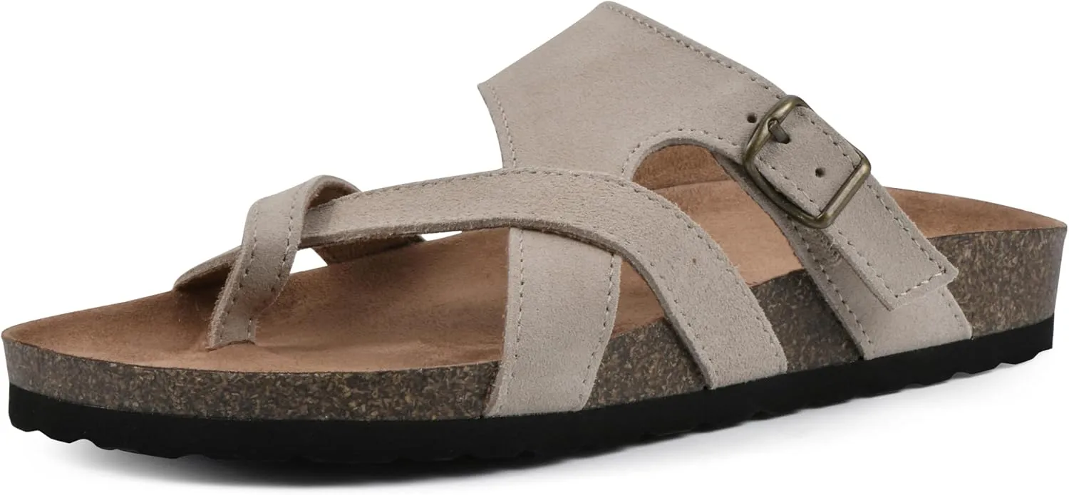 WHITE MOUNTAIN Women's Graph Flat Sandal