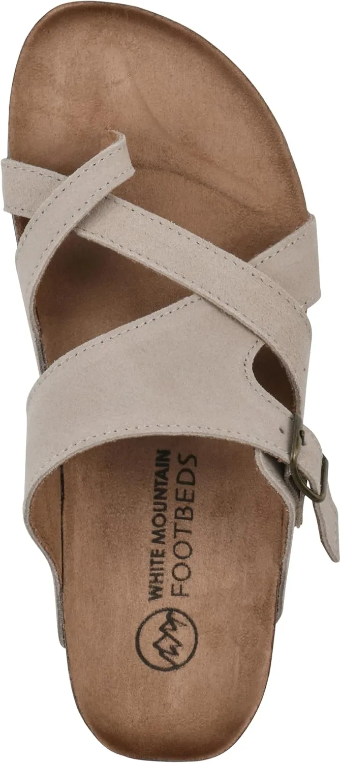 WHITE MOUNTAIN Women's Graph Flat Sandal