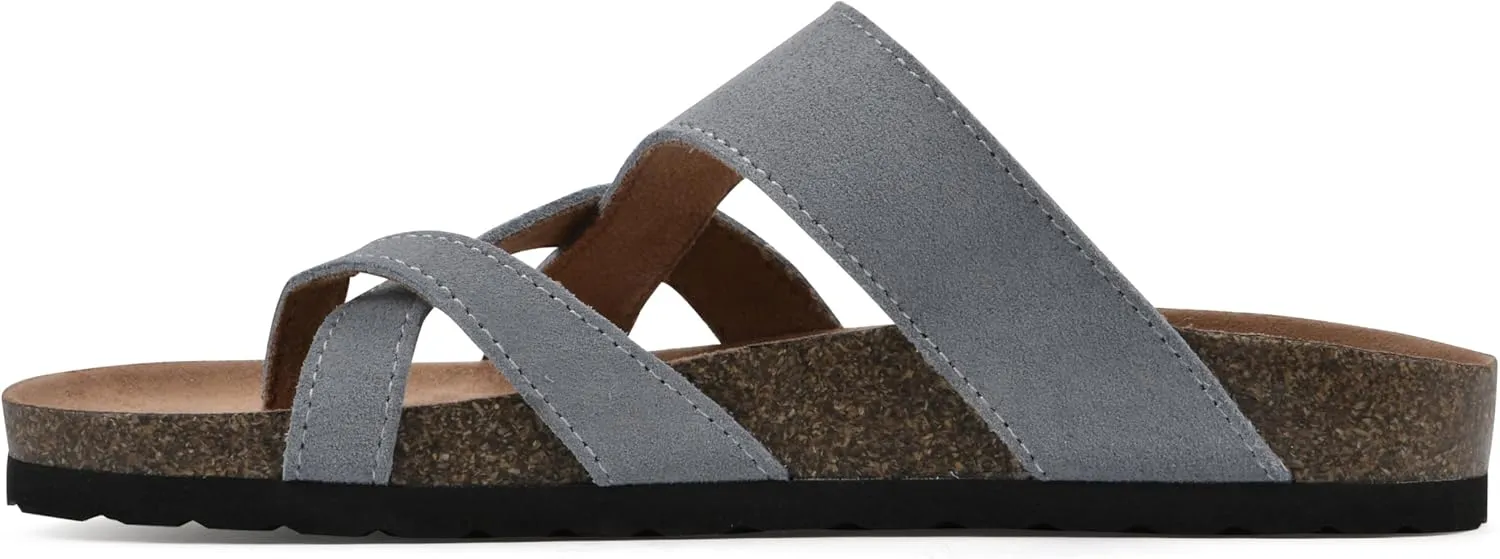 WHITE MOUNTAIN Women's Graph Flat Sandal