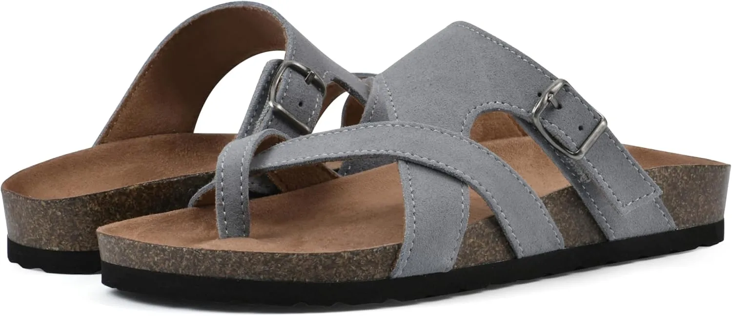 WHITE MOUNTAIN Women's Graph Flat Sandal